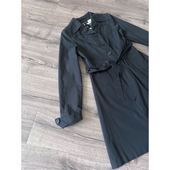 Paul Frank Trench Coat, Women’s Black, size Medium - Picture 7 of 11